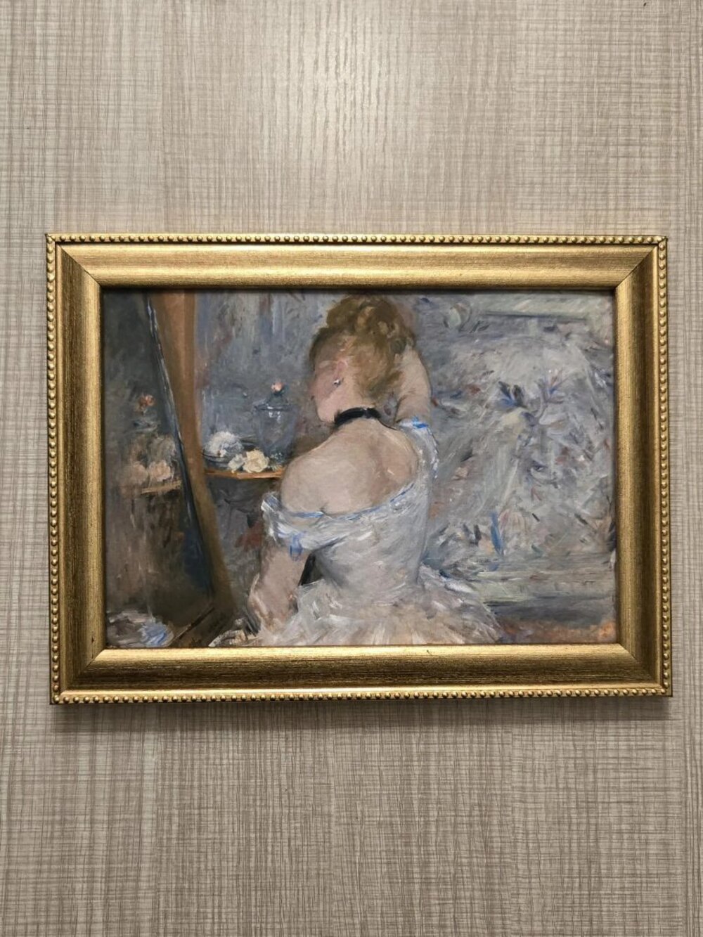 Berthe Morisot "Woman at Her Toilette" Art Reproduction Print